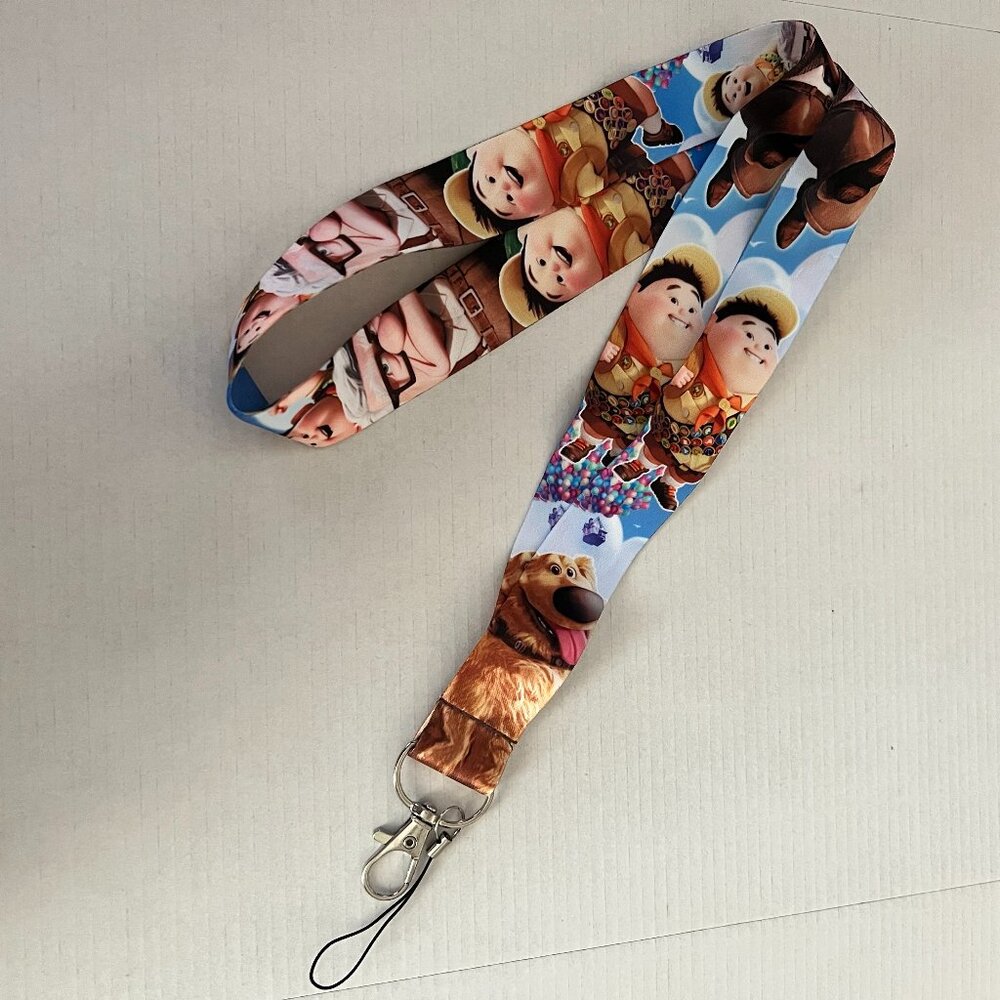 DISNEY PIXAR "Up" Movie Pin Trading Lanyard w/Card Clip & Loop (BRAND NEW!)